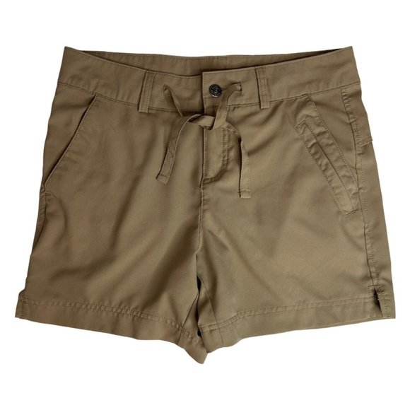Magellan Outdoors Women's Lightweight Shorts S Tan Brown Polyester 4.5" Inseam - Picture 1 of 6
